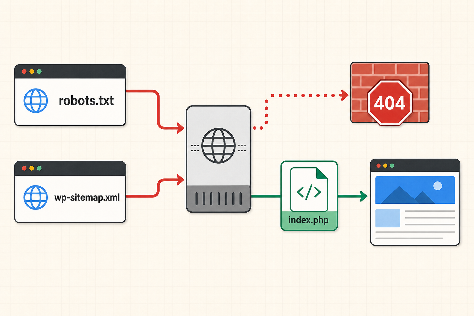 WordPress 的 robots.txt 和 wp-sitemap.xml 为什么会同时 404
